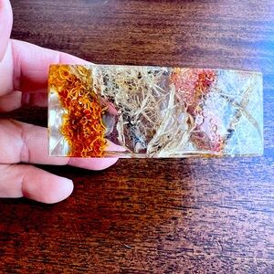 Unique Sea Life Epoxy Resin  Cuff